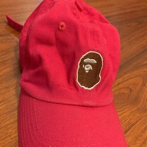 Neon Pink Bape Dad Hat